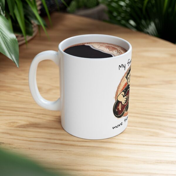 ‘My Fingers Hurt’ — Funny Acoustic Guitar Player Coffee Mug