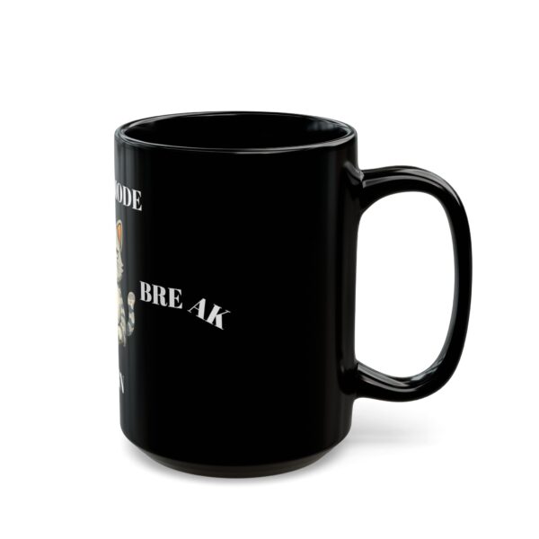 Build Break Learn Mug — Programmer Motivation Black Coffee Cup (11oz/15oz)