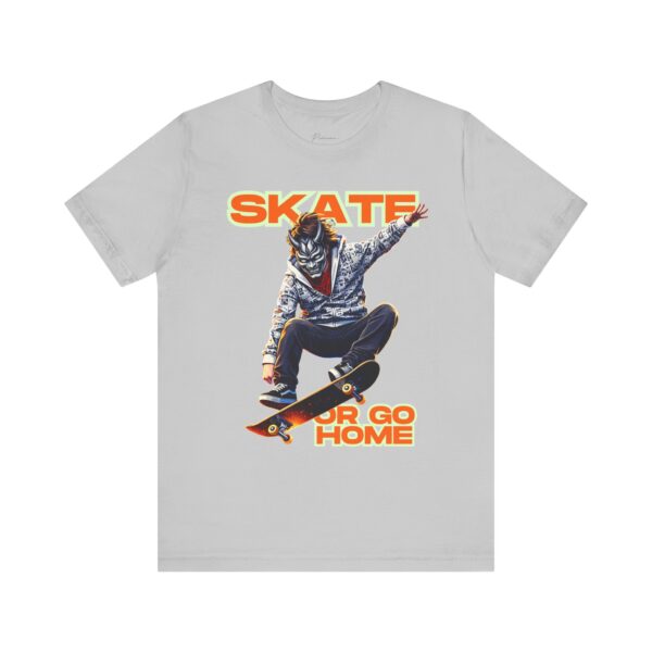 Skate or Go Home T‑Shirt — Graphic Skateboarder Tee