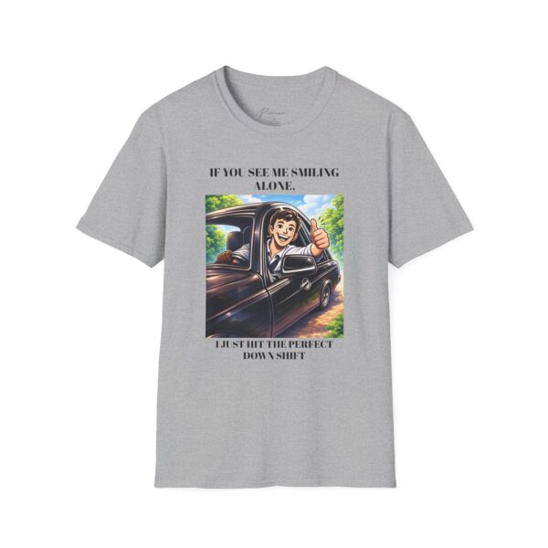 15823160199587738420_2048.jpeg Vintage Driver Graphic Tee (Unisex) — "If You See Me Smiling Alone I Just Hit The Perfect Downshift"