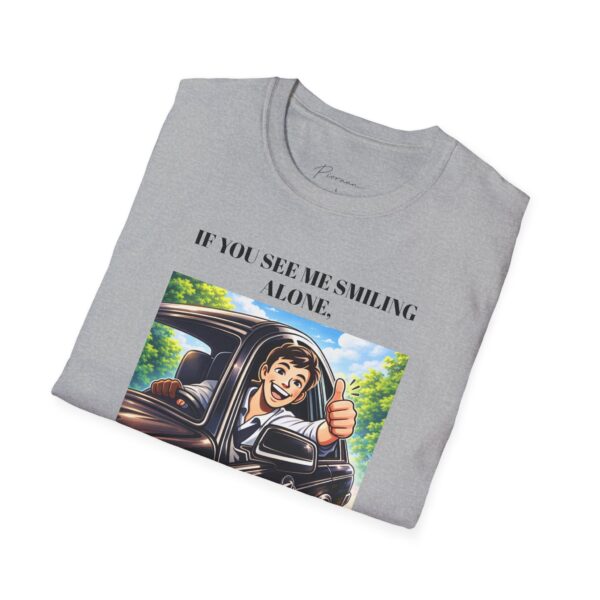16202045988702359875_2048.jpeg Vintage Driver Graphic Tee (Unisex) — "If You See Me Smiling Alone I Just Hit The Perfect Downshift"