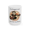 ‘My Fingers Hurt’ — Funny Acoustic Guitar Player Coffee Mug