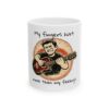 ‘My Fingers Hurt’ — Funny Acoustic Guitar Player Coffee Mug