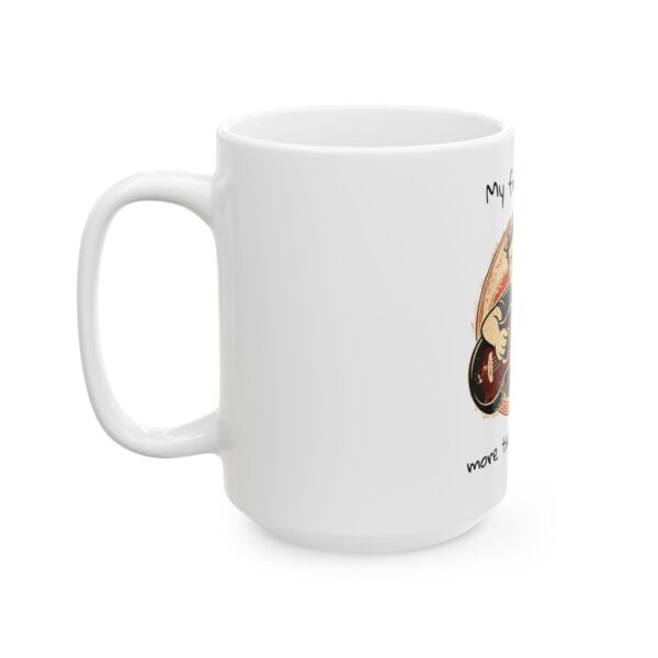 ‘My Fingers Hurt’ — Funny Acoustic Guitar Player Coffee Mug