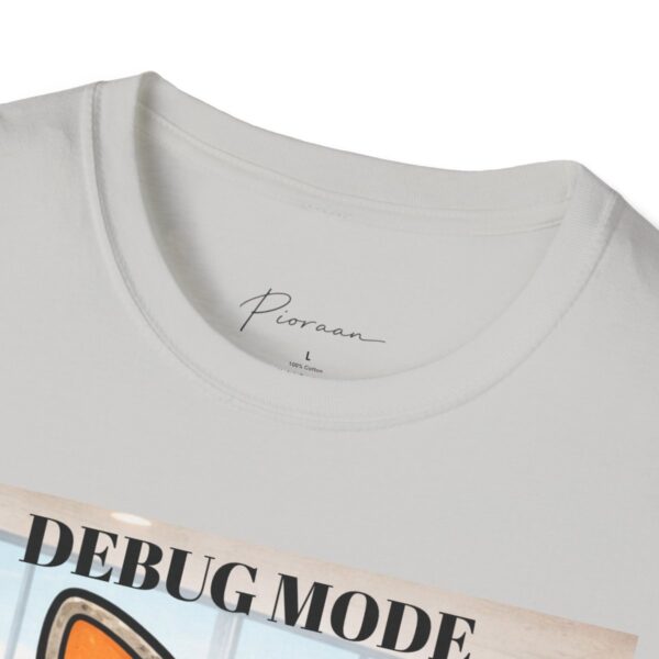 Debug Mode T-Shirt (Unisex) — Programmer Flowchart Tee (Build Break Learn)