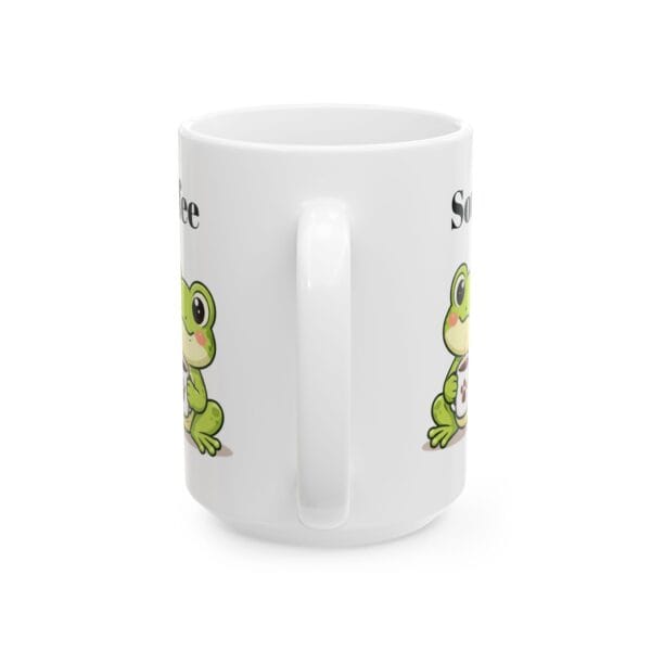3132487915302324636_2048.jpeg Cute Frog Holding Coffee Mug Ceramic Mug | Some Days just Need Coffee Frog Design