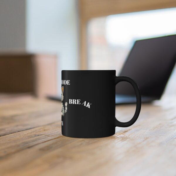 Build Break Learn Mug — Programmer Motivation Black Coffee Cup (11oz/15oz)