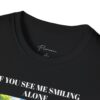 5836259446841004302_2048.jpeg Vintage Driver Graphic Tee (Unisex) — "If You See Me Smiling Alone I Just Hit The Perfect Downshift"
