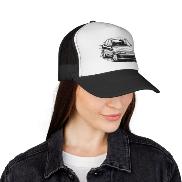 10593815993726312520_2048.jpeg Trucker Cap with Sketch Race Car Design – Vintage Driving Baseball Hat