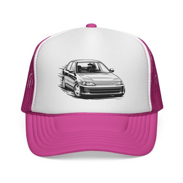 12296028169703108789_2048.jpeg Trucker Cap with Sketch Race Car Design – Vintage Driving Baseball Hat