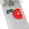 Gym Day Sticker — Red Weight Plate Fitness Kiss-Cut Decal