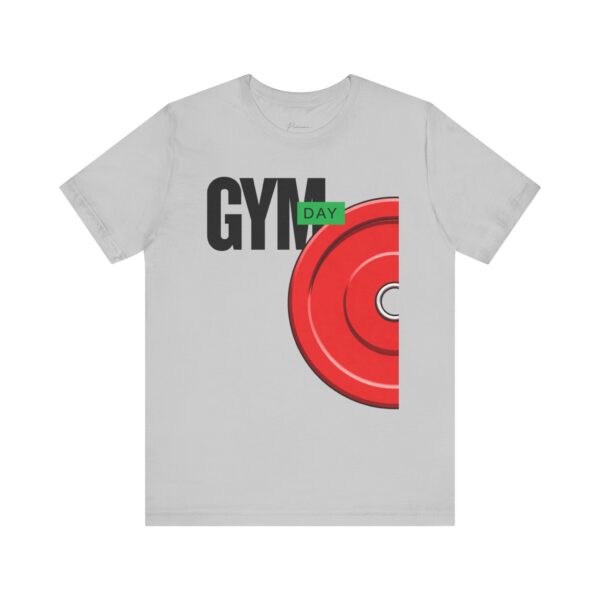 13252888599093315412_2048.jpeg Gym Day Barbell T‑Shirt - Weightlifting Fitness Tee
