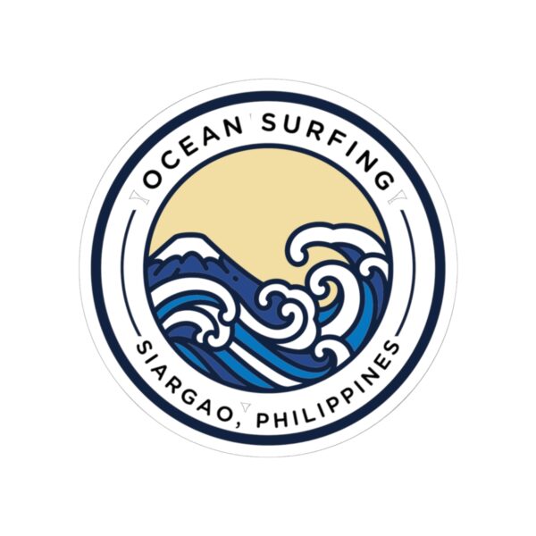 13891681647659074953_1200.jpeg Ocean Surfing Siargao Sticker — Wave Badge Kiss-Cut Sticker
