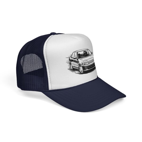 14282697598315358046_2048.jpeg Trucker Cap with Sketch Race Car Design – Vintage Driving Baseball Hat