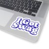 I Got Swag Sticker — Retro Script Kiss-Cut Laptop Decal