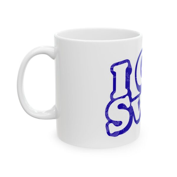18157864812175036544_2048.jpeg Mug — "I Got Swag" Blue Retro Typography Ceramic Coffee Mug