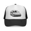 18274287971884899387_2048.jpeg Trucker Cap with Sketch Race Car Design – Vintage Driving Baseball Hat