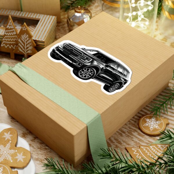 Ford SUV Sticker — Realistic Black SUV Kiss-Cut Decal