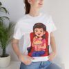 2157893505077304335_2048.jpeg Movie Night T-Shirt — Girl Eating Popcorn Theater Tee