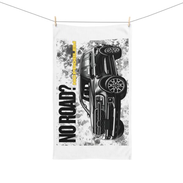 No Roads? Off-Road SUV Hand Towel — Truck Design