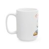 Cute Cat Preparing Fish Ceramic Mug — Coffee Cup (11oz, 15oz)