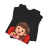 603756590603770918_2048.jpeg Movie Night T-Shirt — Girl Eating Popcorn Theater Tee