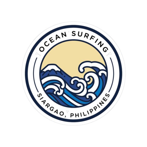 6903411949230092694_1200.jpeg Ocean Surfing Siargao Sticker — Wave Badge Kiss-Cut Sticker