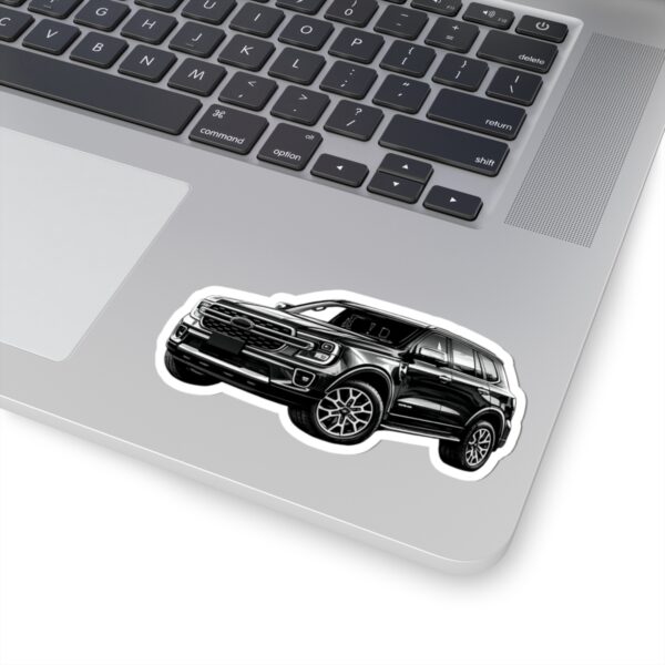 Ford SUV Sticker — Realistic Black SUV Kiss-Cut Decal