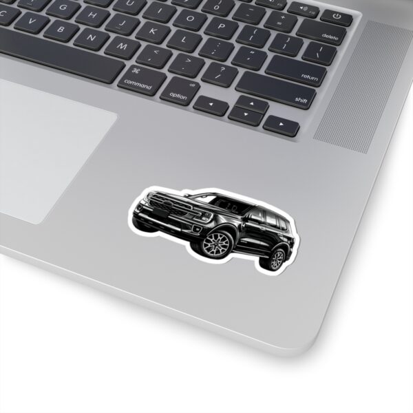 Ford SUV Sticker — Realistic Black SUV Kiss-Cut Decal