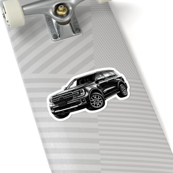 Ford SUV Sticker — Realistic Black SUV Kiss-Cut Decal