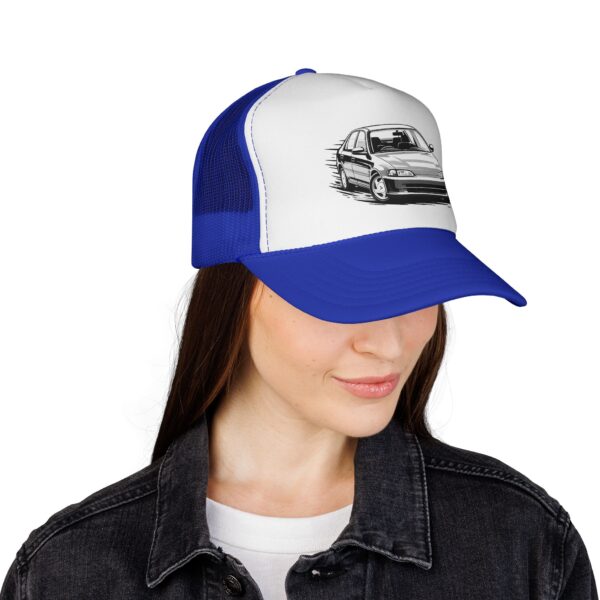 7882651360747490571_2048.jpeg Trucker Cap with Sketch Race Car Design – Vintage Driving Baseball Hat