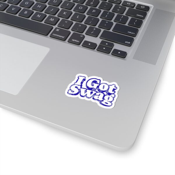 I Got Swag Sticker — Retro Script Kiss-Cut Laptop Decal