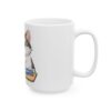 Cute Cat Preparing Fish Ceramic Mug — Coffee Cup (11oz, 15oz)