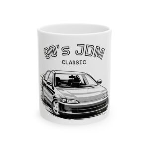 90's JDM Classic Ceramic Mug — Retro Japanese Car Coffee Cup (11oz & 15oz)