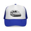 8734462367667213029_2048.jpeg Trucker Cap with Sketch Race Car Design – Vintage Driving Baseball Hat
