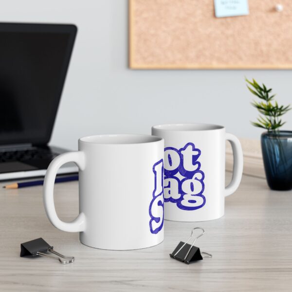 9558288536823968756_2048.jpeg Mug — "I Got Swag" Blue Retro Typography Ceramic Coffee Mug