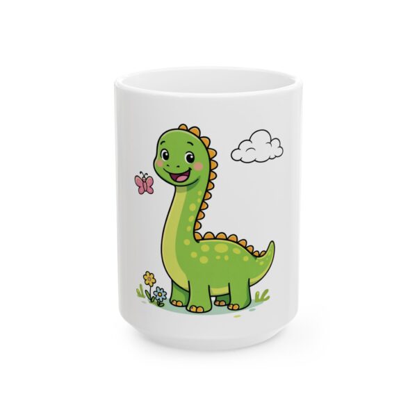 9810823142901234872_2048.jpeg Cute Green Dinosaur Coffee Mug — Kids Dino Ceramic Cup (11oz, 15oz)